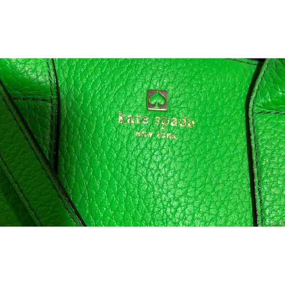 Kate Spade Emerald Green and Navy two-toned tote handbag/crossbody - Picture 7 of 16